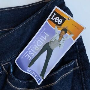 lee slender secret lower on the waist jeans